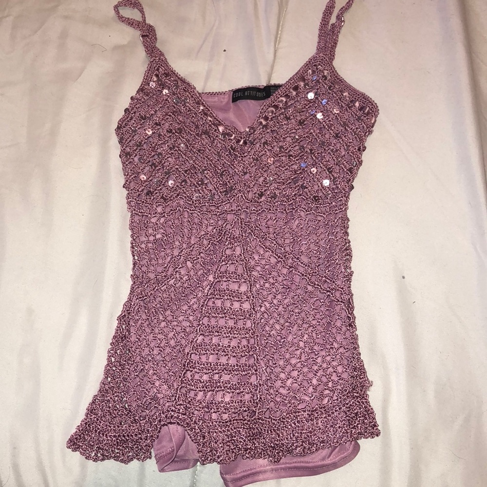 Purple tank top
